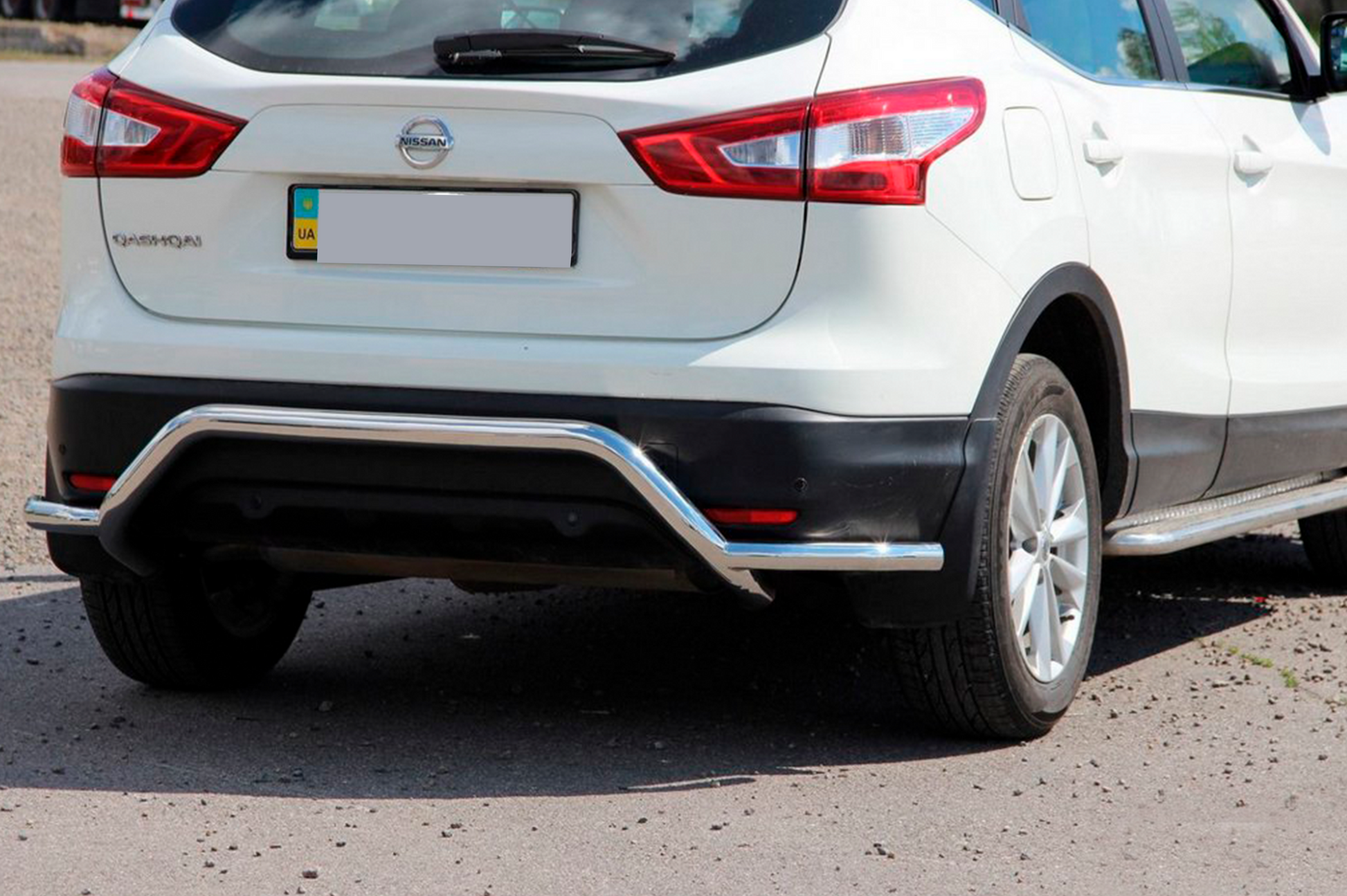 Rear Bar AK007-Plus (Stainless Steel) for Nissan Qashqai 2014-2021 - image 1