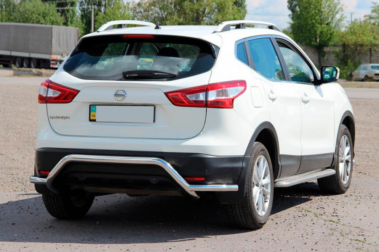 Rear Bar AK007-Plus (Stainless Steel) for Nissan Qashqai 2014-2021 - image 4