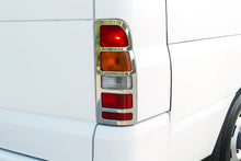 Tail Light Covers (2 pcs, Stainless Steel) for Ford Transit 2000-2014 - image 1