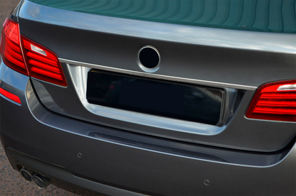 SD Stainless Steel Trim Above License Plate for BMW 5 Series F10/F11 2010–2016 - image 5