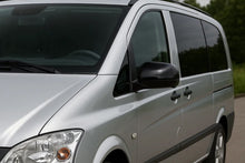 Black Mirror Covers (2010-2014, Stainless Steel) for Mercedes Vito W639 2004-2014 - image 1