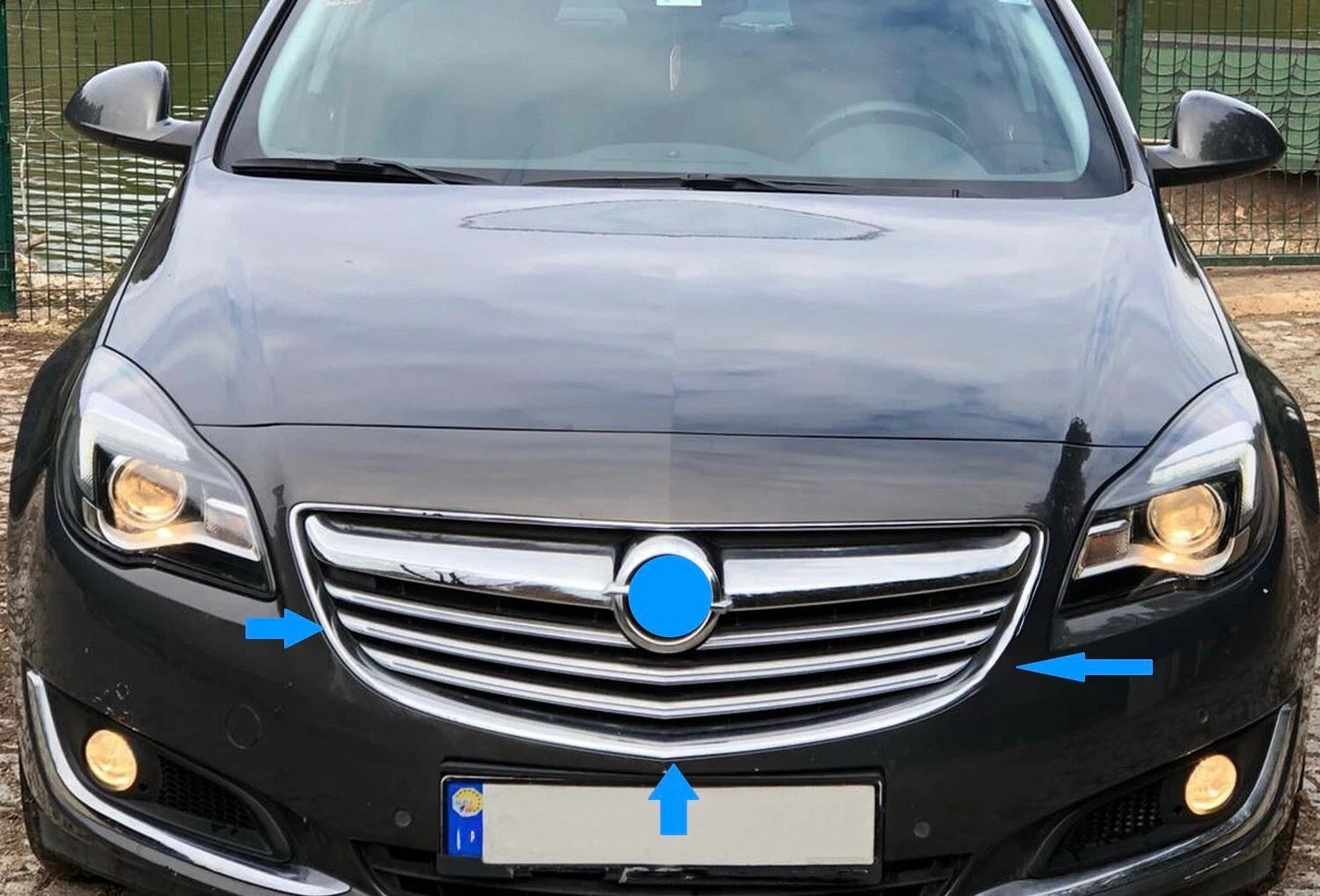 Chrome Grille Covers (2014-2017, Stainless Steel) for Opel Insignia 2008-2017 - image 3