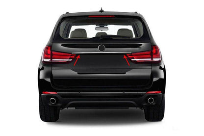 Bar above the number (stainless steel) for BMW X5 F-15 2013-2018 - Reelken Auto