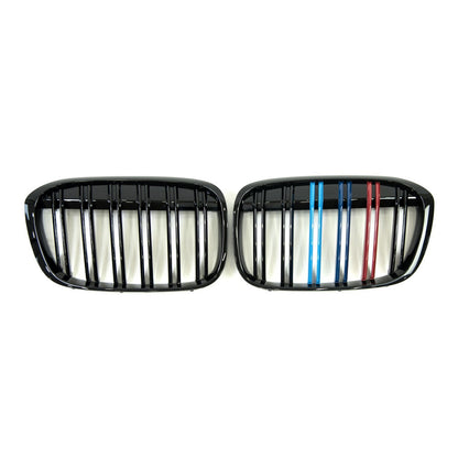 Kidney Grilles M-Look (2015-2019, M-Color) for BMW X1 F48 2015-2022 - image 2