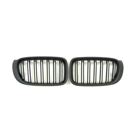 M-Look Kidney Grilles (2014-2018, Matte Black) for BMW X3 F25 2011-2018 - image 2