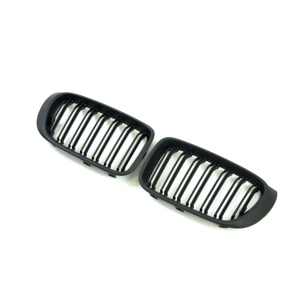 M-Look Kidney Grilles (2014-2018, Matte Black) for BMW X3 F25 2011-2018 - image 3