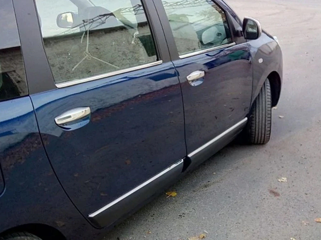 Chrome Door Handle Covers (4 pcs, Stainless Steel) for Dacia Lodgy 2012-2022 - image 4