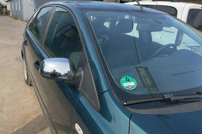 Mirror Covers (2 pcs, Stainless Steel) for Ford Fiesta 2002-2008 - image 1