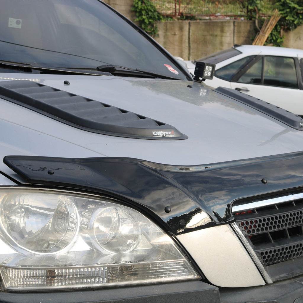 Hood deflector (EuroCap) for Kia Sorento I BL 2002-2009 - Reelken Auto