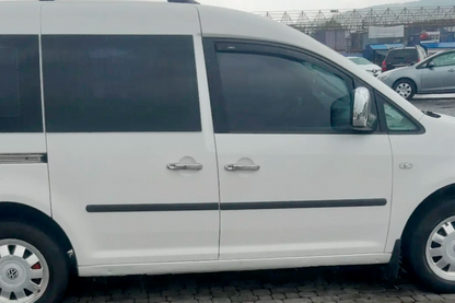 In-channel window deflectors (2 pcs, HIC) for Volkswagen Caddy 2004-2010 - image 7
