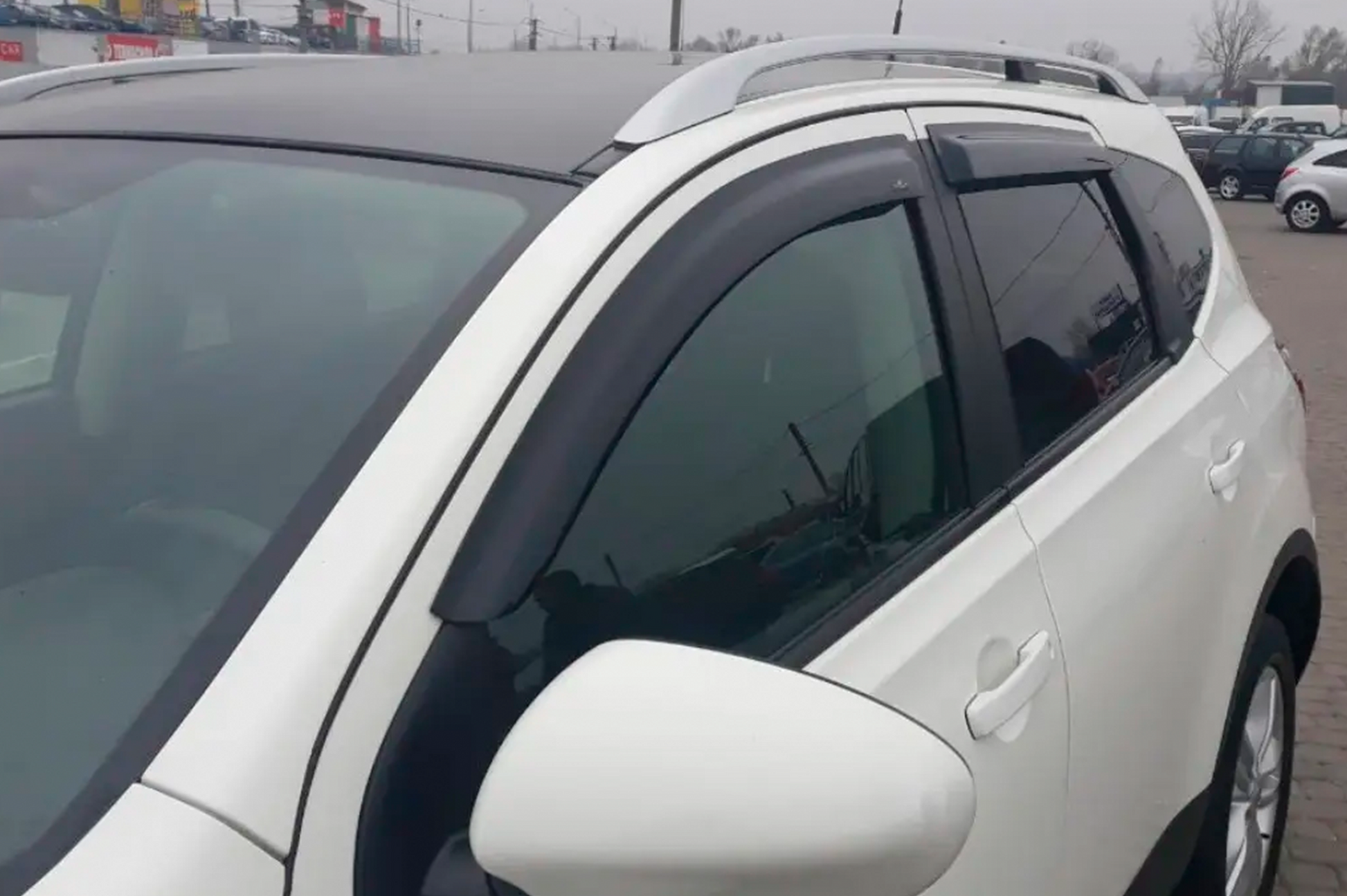Window Deflectors (4 pcs, HIC) for Nissan Qashqai 2007-2010 - image 1