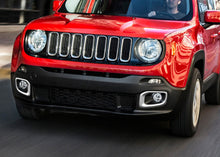 Chrome Fog Light Covers 2014-2018 (2 pcs Stainless Steel) for Jeep Renegade 2014- - image 1