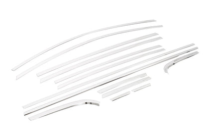 Full window trim set (14 pcs, stainless steel) for Hyundai Bayon 2021- - image 3