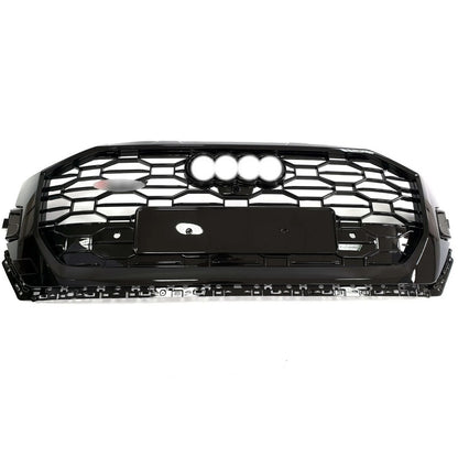 RSQ-Style Front Grille (2018-2023, Black) for Audi Q8 2018- - image 3