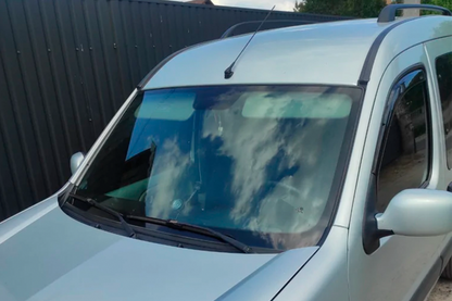 In-channel window deflectors (2 pcs, HIC) for Renault Kangoo 1998-2008 - image 1