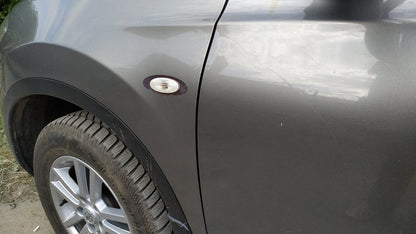 Turn Signal Trim (2 pcs, Stainless Steel) for Nissan Qashqai 2010-2014 - image 2