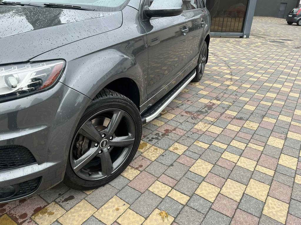 Side steps Fullmond (2 pieces, aluminum) for Audi Q7 2005-2015 - Reelken Auto