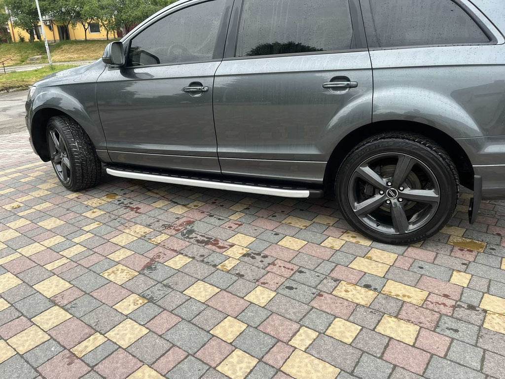 Side steps Fullmond (2 pieces, aluminum) for Audi Q7 2005-2015 - Reelken Auto