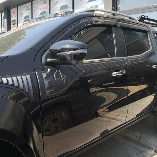 Upper door molding (6 pcs., ABS) for Mercedes X class - Reelken Auto
