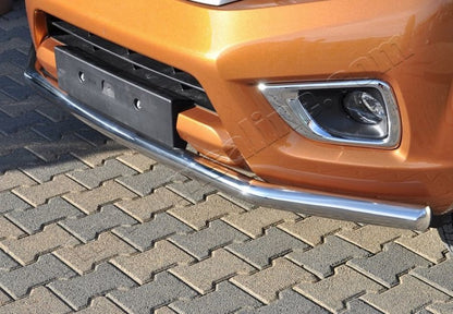 Front Bull Bar Texas 2015-2019 (76mm, Stainless Steel) for Mitsubishi L200 2015-2024 - image 1