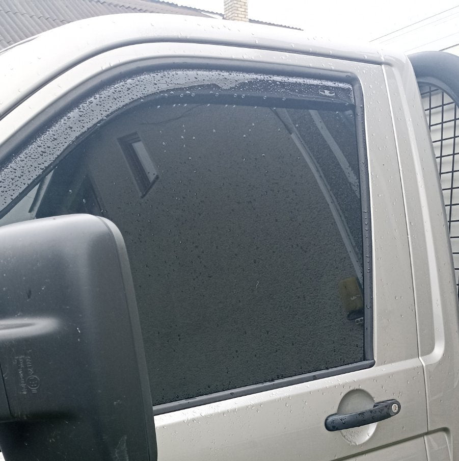 In-channel window deflectors (2 pcs, HIC) for Volkswagen T5 Multivan 2003–2010 - image 12