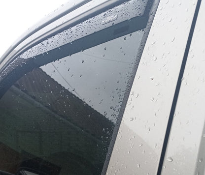 In-channel window deflectors (2 pcs, HIC) for Volkswagen T6 2015-2024 - image 5