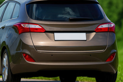 Trunk trim (SW, stainless steel) for Hyundai I-30 2012-2017 - image 1