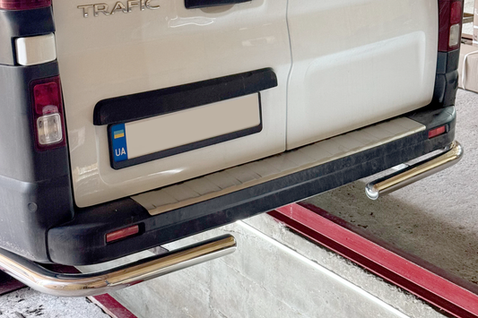 Rear Corner Bars (2 pcs, Stainless Steel) for Opel Vivaro 2015-2019 - image 1