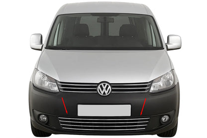 One-piece stainless steel bumper grille for Volkswagen Caddy 2010-2015 - image 1