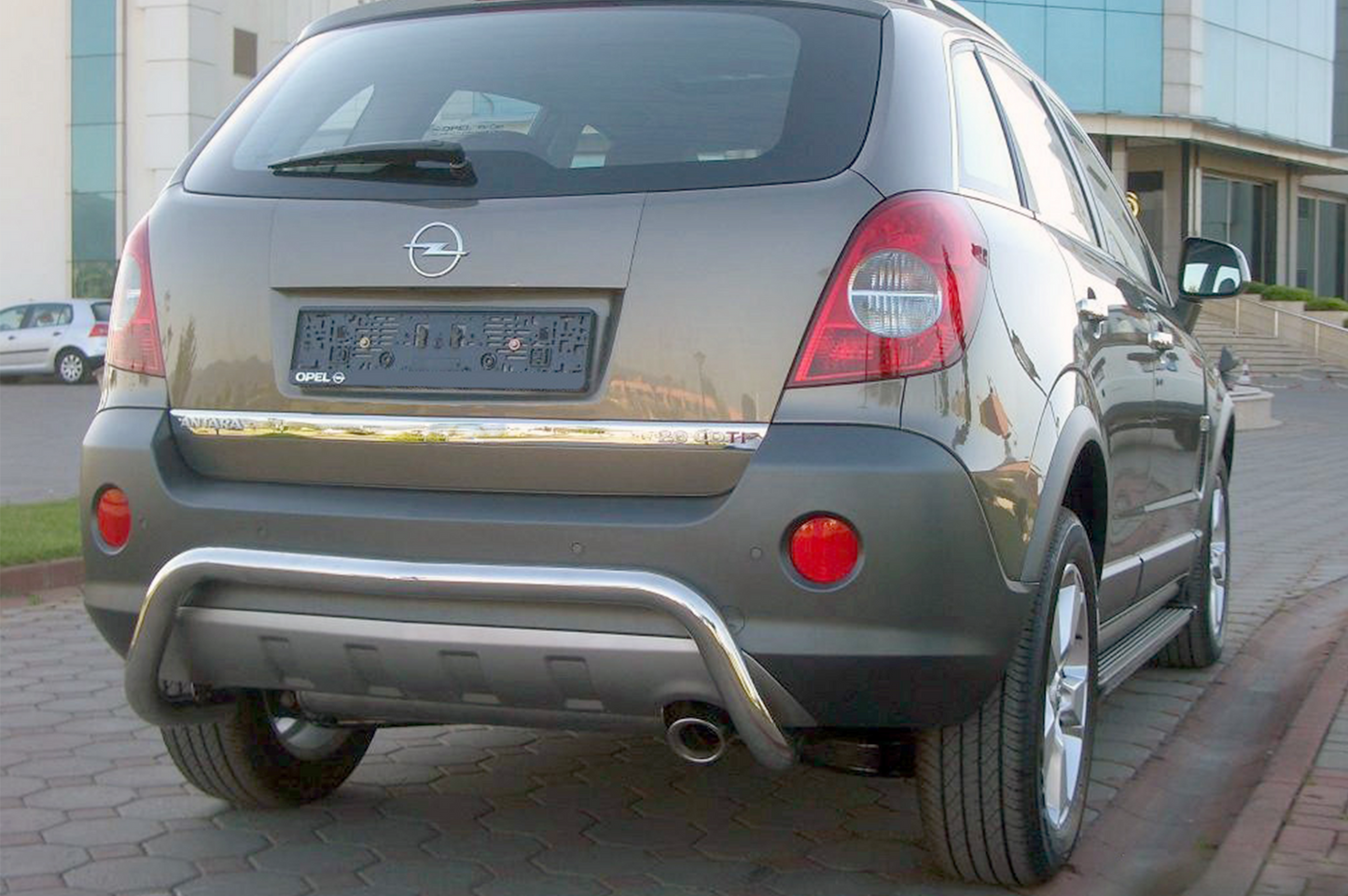 Rear Bar AK007-1 (Stainless Steel) for Opel Antara 2006-2017 - image 1