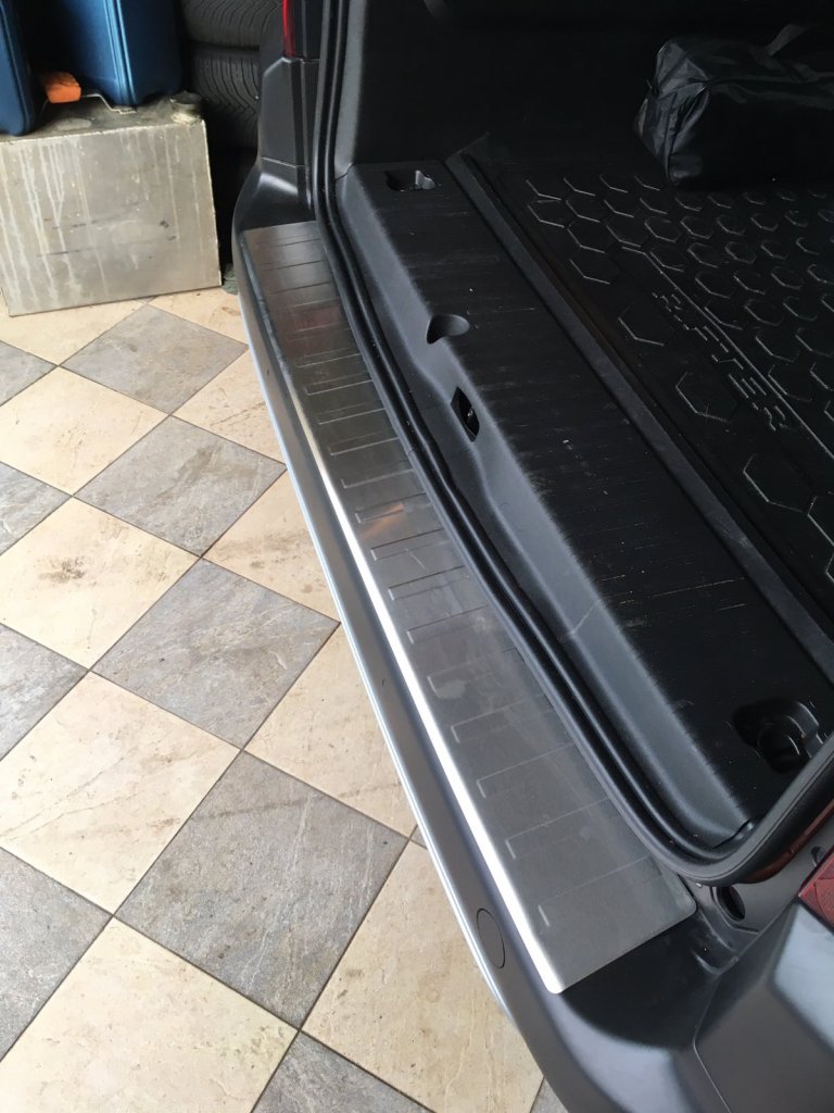 Rear bumper protector stainless steel for Peugeot Partner/Rifter 2019- - image 3