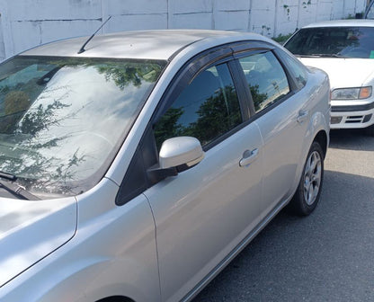 Window Deflectors SD/HB (4 pcs, Sunplex Sport) for Ford Focus II 2008-2011 - image 1