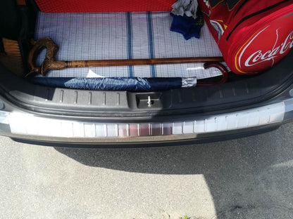 Cover on the rear bumper (OmsaLine, stainless steel) for Mitsubishi Eclipse Cross - Reelken Auto