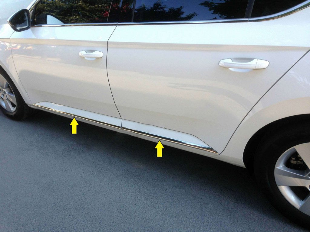 Stainless Steel Door Moulding for Skoda Superb 2015-2024 - image 1