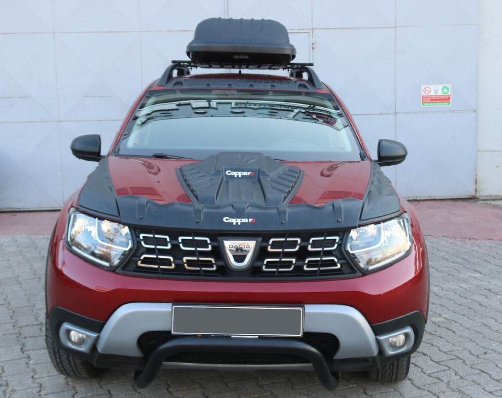 A set of covers on the hood DRAGON (3 pcs) for Renault Duster 2018-2024 - Reelken Auto