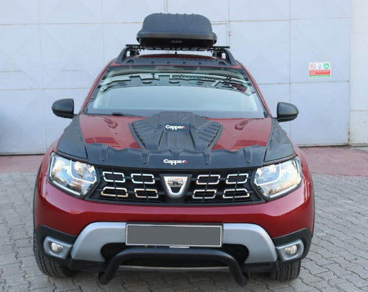 A set of covers on the hood DRAGON (3 pcs) for Renault Duster 2018-2024 - Reelken Auto