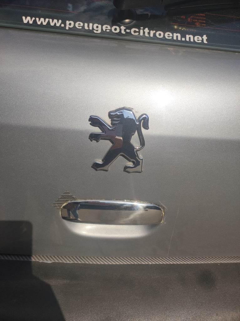 Chrome on the trunk handle (stainless steel) for Peugeot 307 - Reelken Auto