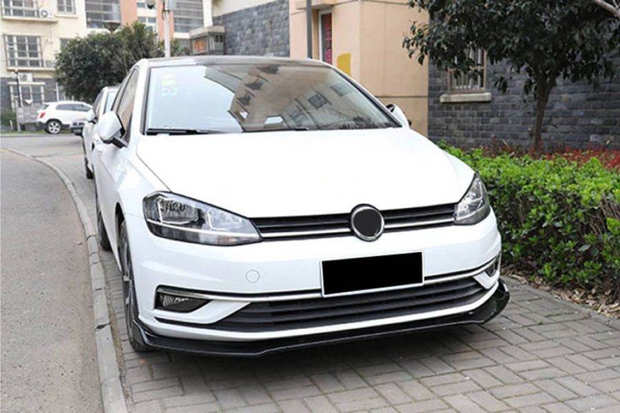 LIP front bumper cover (2017-2020, ABS plastic) for Volkswagen Golf 7/E-Golf - Reelken Auto