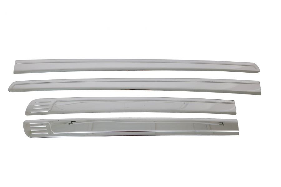 Stainless Steel Door Moldings (4 pcs) for Ford Ranger 2011-2022 - image 2