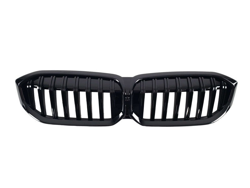 Kidney Grilles 1 Bar (2022+, Gloss Black) for BMW 3 Series G20/G21 2018- - image 2