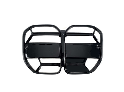 CS-Style Kidney Grilles (for G22/23, Gloss Black) for BMW 4 Series G22/23/26 2020- - image 2