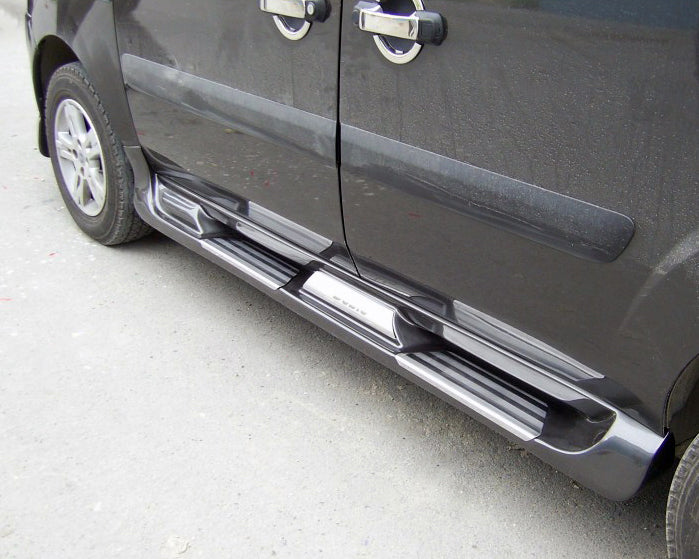 Side Skirts Sorento Type (Primed for Painting) for Fiat Doblo I 2005-2010 - image 1