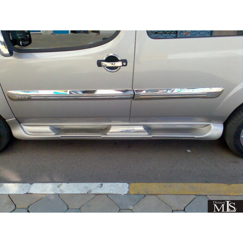 Side Skirts Sorento Type (Primed for Painting) for Fiat Doblo I 2005-2010 - image 4