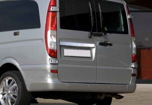 Trim above the number (2-door, stainless steel) for Mercedes Viano 2004-2014 - image 2