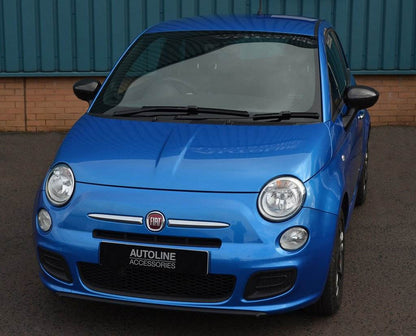 Covers for mirrors 2007-2015 (2 pcs, natural carbon) for Fiat 500/500L - Reelken Auto