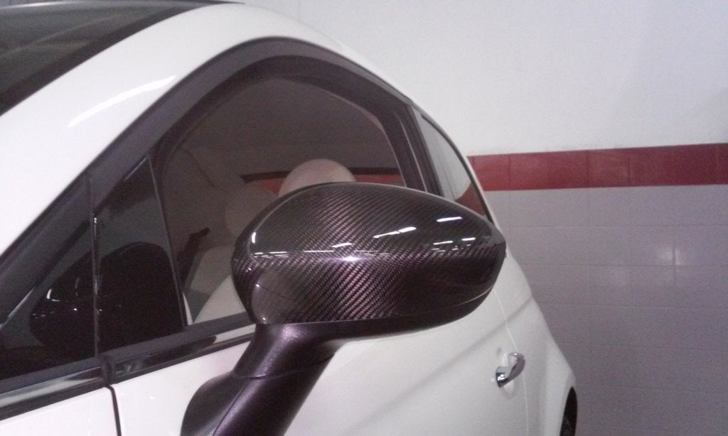 Mirror Covers 2007-2015 (2 pcs, Real Carbon) for Fiat 500/500L 2013-2022 - image 3