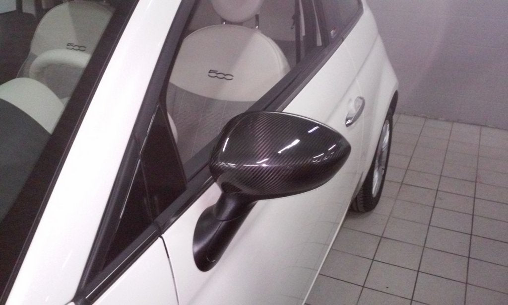 Mirror Covers 2007-2015 (2 pcs, Real Carbon) for Fiat 500/500L 2013-2022 - image 5