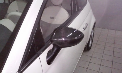 Mirror Covers 2007-2015 (2 pcs, Real Carbon) for Fiat 500/500L 2013-2022 - image 5