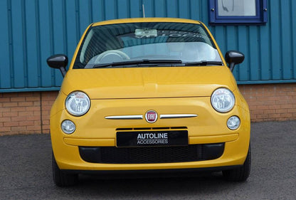 Covers for mirrors 2007-2015 (2 pcs, natural carbon) for Fiat 500/500L - Reelken Auto