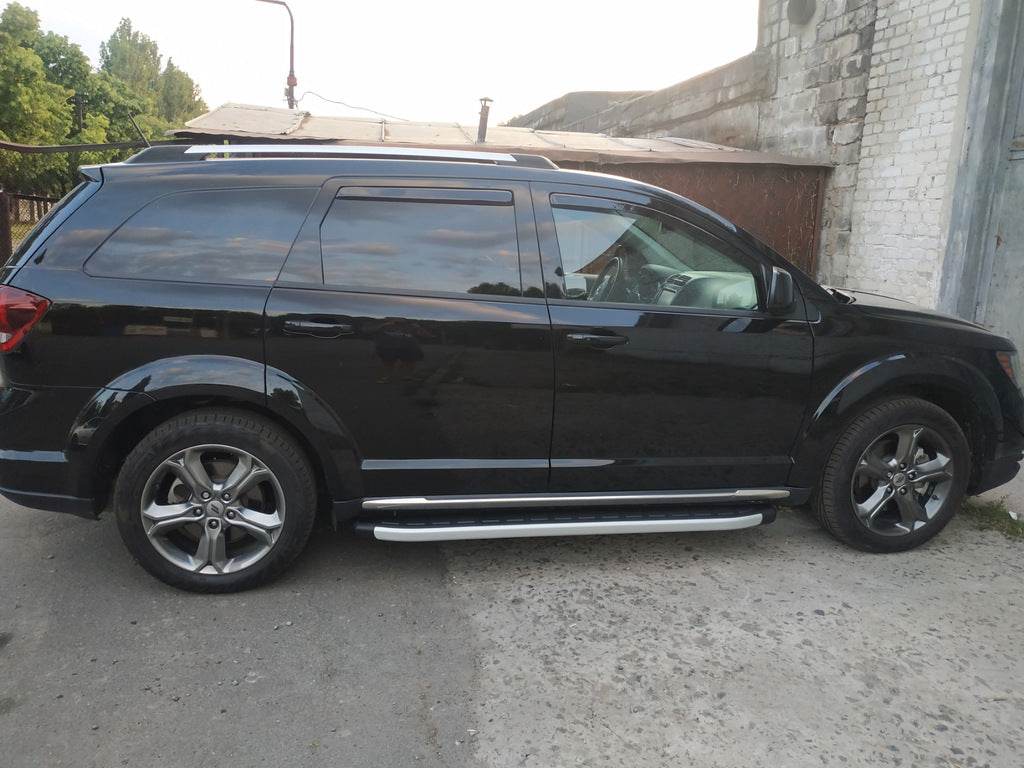 Lateral platforms Fullmond (2 pieces, aluminum) for Dodge Journey 2008↗ - Reelken Auto